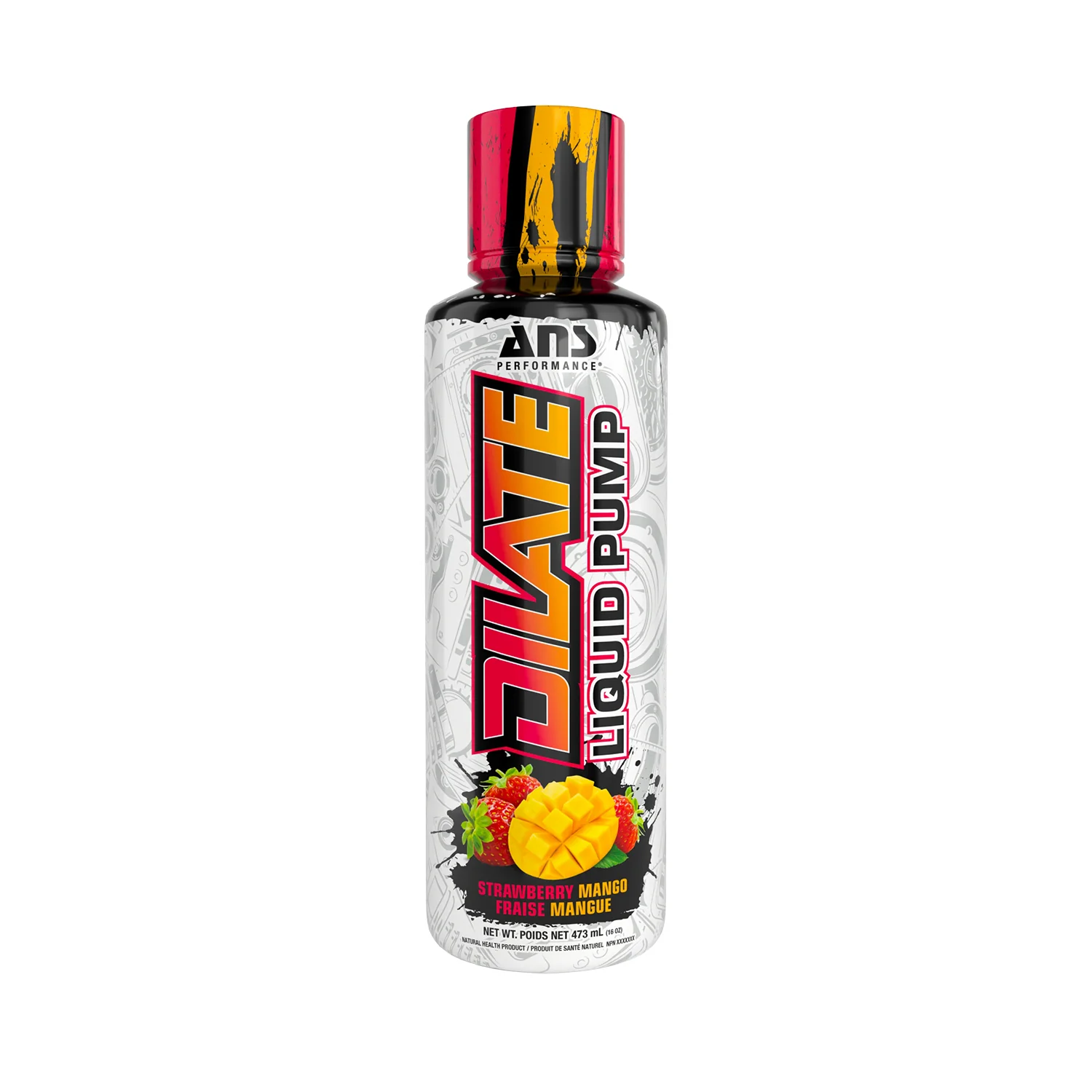 ANS Performance Dilate Liquid Pump — Mango Strawberry, 31 Servings